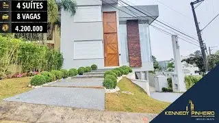 CASA COM 4 SUÍTES NO CONDOMÍNIO SWISS PARK SBC PARA VENDA / KENNEDY PINHEIRO