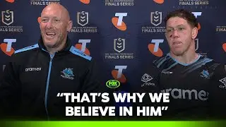 Fitzgibbon &ldquo;super proud&rdquo; as Hynes & Trindall silence critics | Sharks Press Conference | Fox League