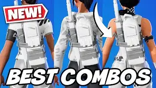 BEST COMBOS FOR *NEW* KATANA & KUNAI BACKBLING (PRISTINE BLADE STYLE)! - Fortnite