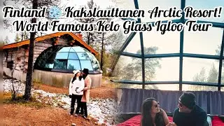 #Finland ❄️ Stay at Kakslauttanen Arctic Resort! World Famous Kelo Glass #Igloo #lapland