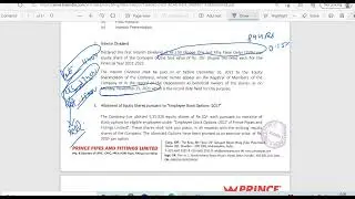 PRINCE PIPE SHARE DIVIDEND 2021 RECORD DATE