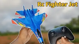 RC Fighter Jet Sukhoi Su 27 | Unboxing & Testing | RC Airplane | PM Diy !!