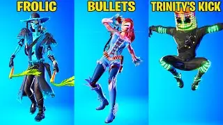 Top 25 Legendary Fortnite Dances & Emotes! (Neo Bullet Time, Trinity's Kick, Choice Knit)