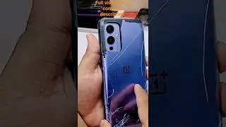 Oneplus 9 5g Cracked Back Glass #shorts