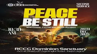 PST MRS BIMBO OGUNBIYI | DOMINION SERVICE | 28TH DECEMBER, 2025.