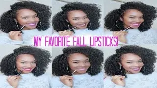 My FAVORITE Cheap Fall Lipsticks | LA Girl Matte Flat Velvet Lipsticks!