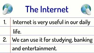 The Internet Essay 10 Lines || Internet Essay in English
