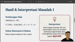 VIDEO PRESENTASI UAS MATEMATIKA DASAR