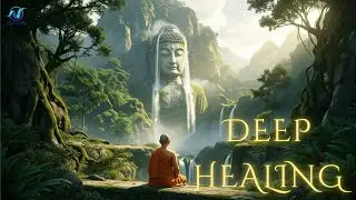 Misty Buddha Waterfall &bull; Deep Calm & Inner Silence  432Hz Healing Ambience 3 Hours