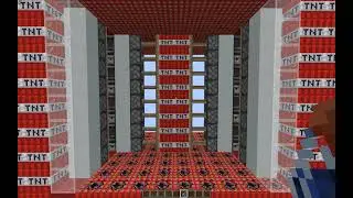 8x8 TNT Door (FIRST); Minecraft 1.16.5; The Biggest TNT Piston Door Ever Built