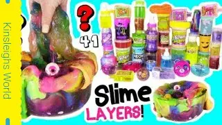 MIXING ALL MY STORE BOUGHT SLIMES - SLIME SMOOTHIE - SATISFYING SLIME VIDEOS