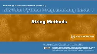 Python 03E -  String Methods 1 (len, substrings, find)