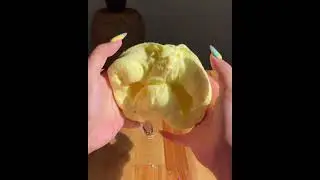 satisfying ASMR yellow slime #shorts