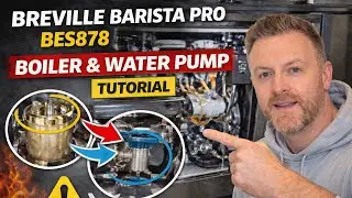 Руководство по замене бойлера и водяного насоса Breville Barista pro BES878SST