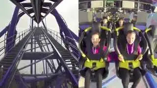 Banshee Roller Coaster Side-by-Side Rider/POV at Kings Island