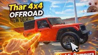 4x4 Thar Extreme Offroad Gameplay 🚙🔥 | Impossible Mud Track!