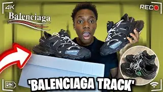 BALENCIAGA TRACK &lsquo;BLACK&rsquo; SNEAKERS UNBOXING | REVIEW + ON FEET!