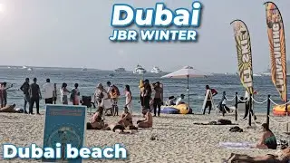 Dubai 🇦🇪 JBR  | Jumeirah Beach | The Most Popular Beach in Dubai /Walking Tour
