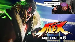 ALEX looks GAS| Alex Street Fighter 6  Teaser Trailer Reaction
