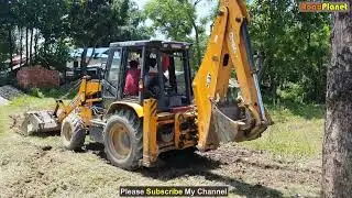 Escorts Dozer Loading Mud in Tractor | Escorts Backhoe Working on Mud | Heavy Machine Video