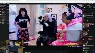 Soda reacts to Emiru's kirby room.