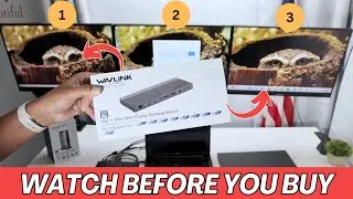 Док-станция WavLink для трех дисплеев (DisplayLink не требуется)
