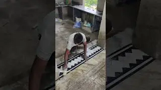 Marble Border Design 3D || Rainbow Marble & Tiles