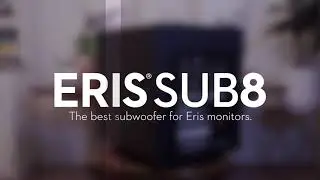 PreSonus Eris Sub8 studio subwoofer&mdash;The best subwoofer for Eris monitors.