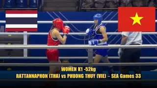 WOMEN K1 - 52kg: RATTANNAPHON (THA) vs PHUONG THUY (VIE) &ndash; SEA Games 33