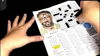 ASMR Celeb Crossword whisper 
