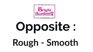 Learning : Opposites - Rough/Smooth (Playgroup)
