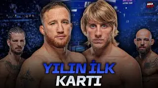 JUSTIN NAKAVT EDEBİLİR Mİ? SUGA SHOW DEVAM MI? LEWIS - ACOSTA MA&Ccedil;I? | UFC 324 Tahminlerim