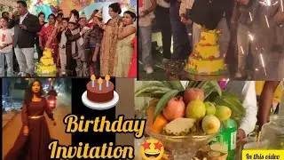 Birthday invitation 🤩💝 এতো সুন্দর celebration সবার স্বপ্ন হয়😌😌