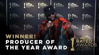 Producer of the Year - JAE5 Winner Speech | Rated Awards 2020