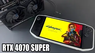 LEGION GO + RTX 4070 Super eGPU = INSANE Performance!