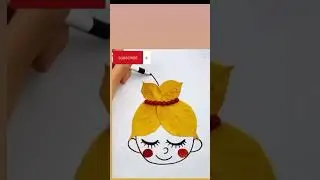 ham aya he //Easy girl art.#youtube #art #girl #shorts .