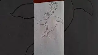 #dolphin drawing #viral shorts