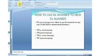 Driving licence Backlog Entry in RTO office/Old DL number New DL number/&curren;Check DL number in Online