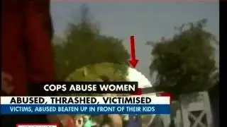 Brutal face of UP police unleashed again! Women thrashed and abused in public