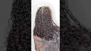 Bohemian - Full 🔥 (Deep Wave Human Hair) (Size: Smedium, Length: Mid-Back) #braids #bohobraids