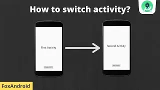 How to switch activity with a button click - Android Studio tutorial