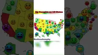 what color was your state? #map #geography