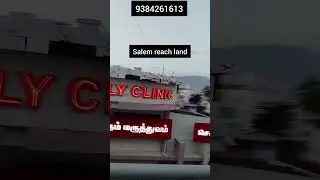 Salem Hasthampatti near in Ramakrishna road corner land in main road for sale