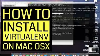installing virtualenv on mac os x