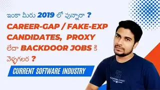 Current Software Situations For Career gap It Aspirants (telugu)