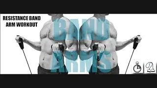 15 Minute Resistance Band Arm Workout - Hits Every Part of the Triceps and Biceps