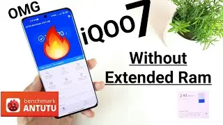 Iqoo 7 Antutu test No Extended Ram enabled amazing performance OMG 😱😱😱