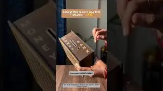 &ldquo;Save ₹1,00,000 Easily 💰 | Wooden Money Saving Box | Best Gift Idea&rdquo; #savemoney #viralvideo #100000