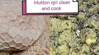 Mutton ojri clean & cook#food #step by step#