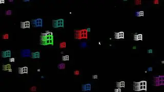 Flying Windows Screensaver (High Quality)